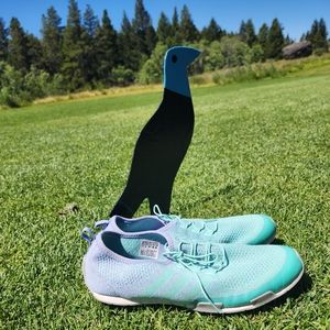 Adidas mint green golf shoes